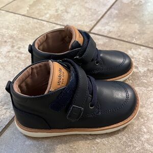Stride rite Navy Blue Leather Shoes